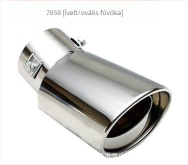 Rozsdamentes acél kipufogócső, univerzális illeszkedés, egyenes és ívelt hátsócső, márka 4S Store exclusive Supply