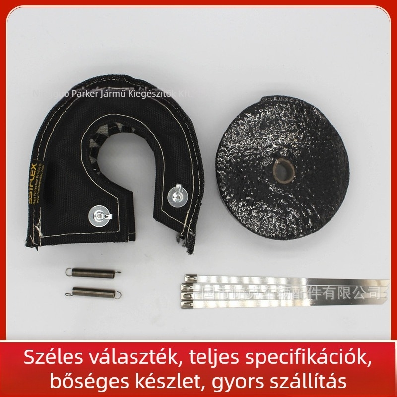 Parker turbófeltöltő hővédője T3/T4 és T25/T28-hoz — Subaru-kompatibilis hőszigetelő borítás