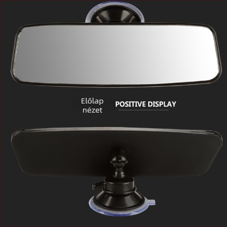 CZC-100 autó hátsó tükör – vákuumcsésze típus, sík tükör, üveg, univerzális kompatibilitás