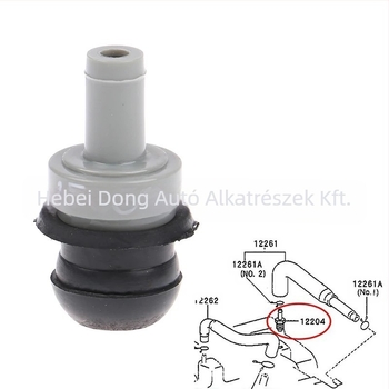 Toyota szelepfedélhez PVC egyirányú szelep | ventilációs szelep | Zhongtai | Cikkszámok: 12204-15050, 90480-18001, 11812-41B00
