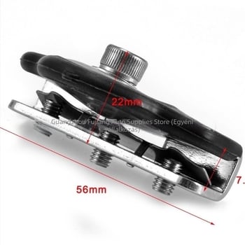 Rendszám-tartó – univerzális motorháztető LED-szalagos világításhoz való szerelőkeret (alumíniumötvözet; univerzális felszerelés; három vagy öt lyuk mintázat)