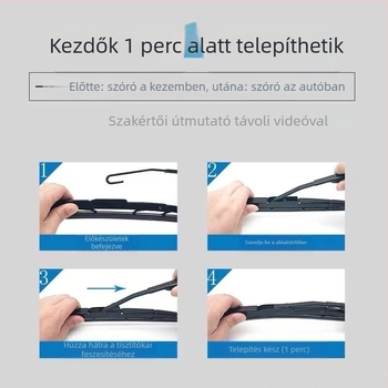 Hátsó ablaktörlő lap Honda CR-V, Odyssey, Fit számára — 180° törlési szög, 12V motor, természetes anyag