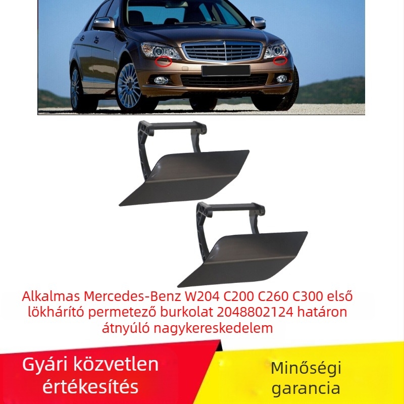 KAIZDE első lökhárító mosóduza sapka Mercedes-Benz W204 C200/C260/C300 – 2048802124 • ABS