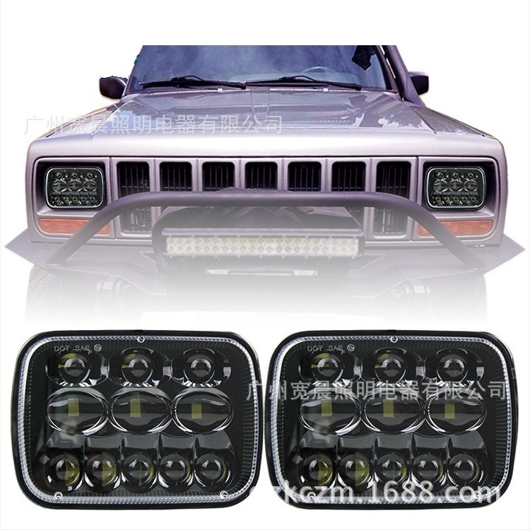 KC-1869S LED Teherautó fényszóró – 69W, 3600lm, IP67, 12–24V, PC lencse