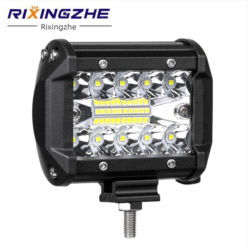 Autó LED munkalámpa - háromlencsés, 60W, 3600lm, 9-36V, alumínium