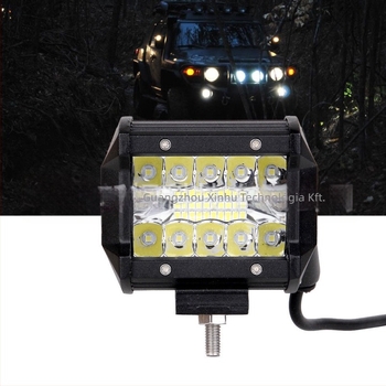 Off-road LED fénycsík autóhoz, háromsoros, 60W, 9-36V, 6000lm, 6500K, 3030 LED