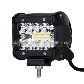 Off-road LED fénycsík autóhoz, háromsoros, 60W, 9-36V, 6000lm, 6500K, 3030 LED