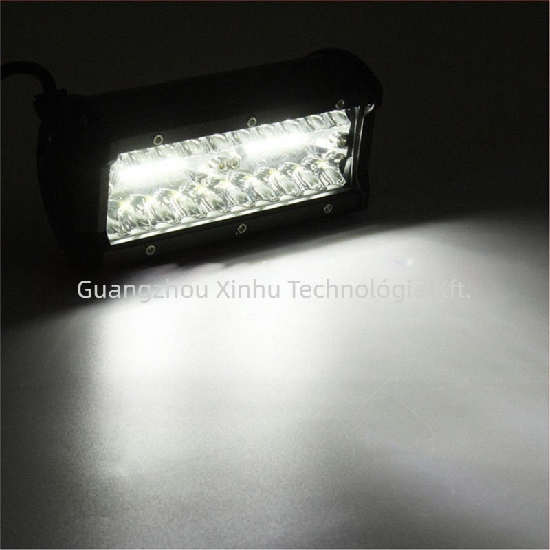 Off-road LED fénycsík autóhoz, háromsoros, 60W, 9-36V, 6000lm, 6500K, 3030 LED
