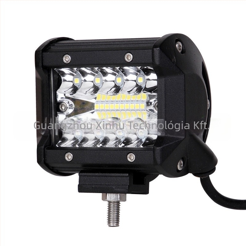 Off-road LED fénycsík autóhoz, háromsoros, 60W, 9-36V, 6000lm, 6500K, 3030 LED