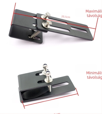 Autó tetőkereszttartó spotlámpa csipesz, LX-XL modell, ötvözött acél, IP68, 12V, 90W