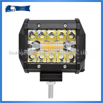 Autó- és motorkerékpár munkalámpa terepen - 60W, 12-24V, 6000LM, 6500K, LED 3030