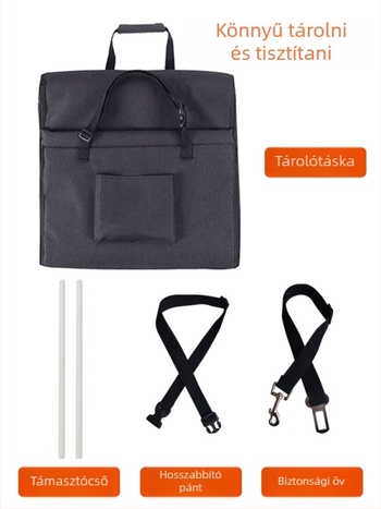 Kutya autós ülés párna, faanyagú, kutyáknak