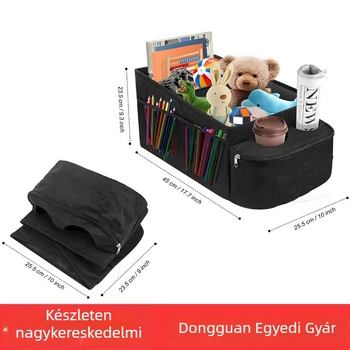 Csomagtartó tároló doboz – összecsukható, fogantyúval, testreszabható, logó nyomtatás