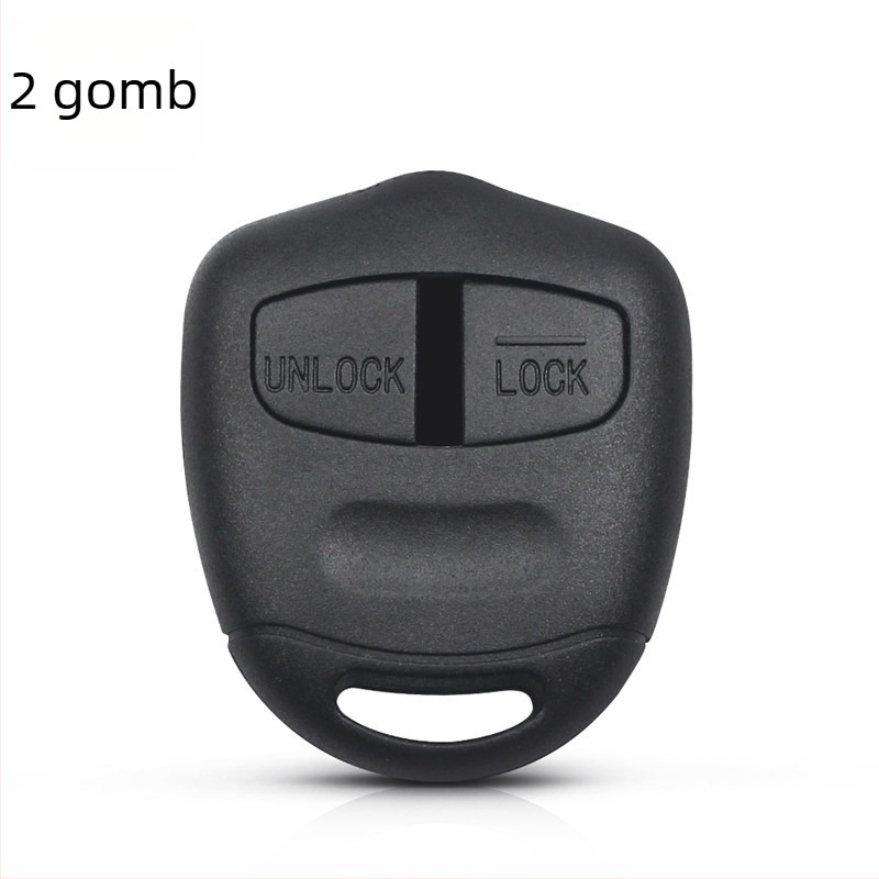 Mitsubishi Outlander 3-gombos kulcsház, modell M-355, fém kulcsnyél, műanyag burkolat