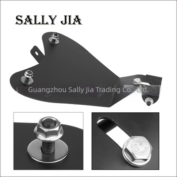 Harley Cruiserhez illő rugós bőr ülőlap alaplemez, egyszemélyes ülés, Modell 01