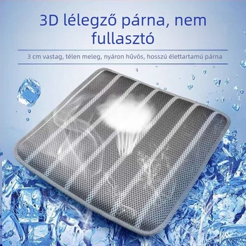 Aisimi irodai székhuzat párna 3D méhsejt hálózattal, csúszásmentes, mosható és gyorsan száradó, poliészter rostos hőszigetelés