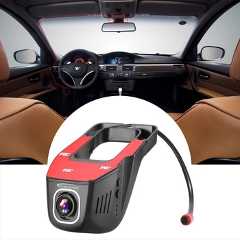 Univerzális U-formájú autós dash cam WiFi-vel és csatlakozással az alkalmazáson keresztül, 2160P, 170° látószög, ciklikus felvétel, parkolás megfigyelés