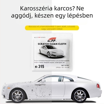 Autó karcolásainak javítására szolgáló kendő – ultrahangos tisztító szer, anyag: poliészter szövet, modell 316, élettartam: 3 év, márka Yicai