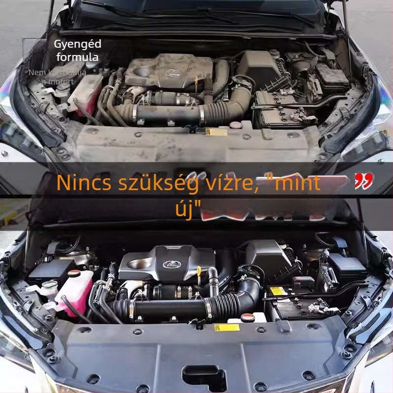 Alkalikus habos motorház tisztító – külső felületre, dörzsölést nem igényel, öblítés nélkül, eltávolítja a nehezen eltávolítható olajos foltokat