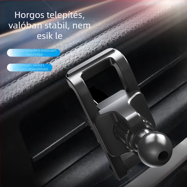 Műanyag autóhoz való telefon-tartó, univerzális, testreszabási lehetőséggel