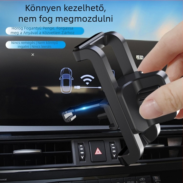 Műanyag autóhoz való telefon-tartó, univerzális, testreszabási lehetőséggel