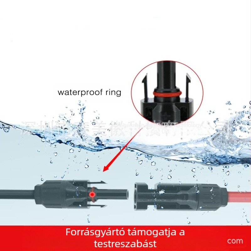 MC4-tól MC4-ig hosszabbító kábel napelemes rendszerekhez, 10 AWG nagy teljesítményű energiatároló kábel
