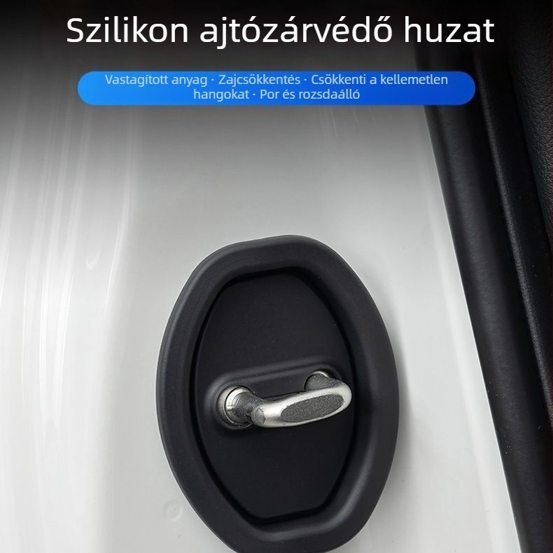 Autóajtó buffer ütéscsillapító párnával és gumírozott burkolattal az ajtózárhoz, ütközés elleni védelem — The First Force