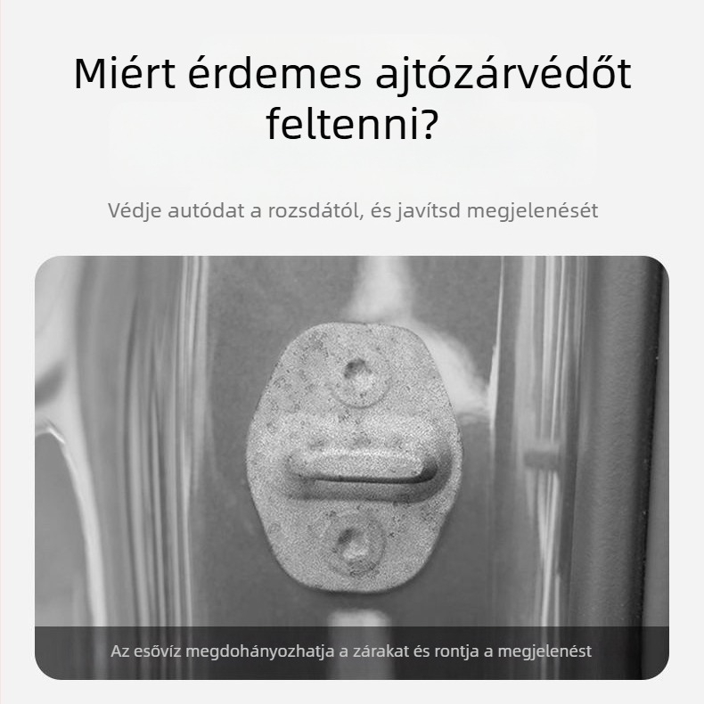 Autóajtó buffer ütéscsillapító párnával és gumírozott burkolattal az ajtózárhoz, ütközés elleni védelem — The First Force