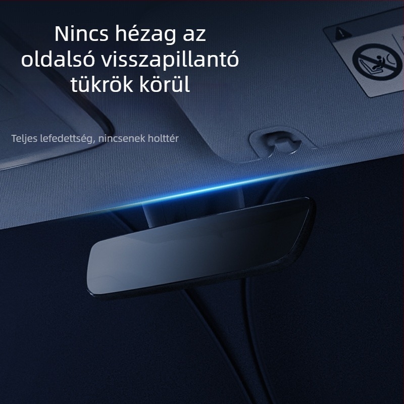 Autó első szélvédő napvédő – titánium ezüst + ütésálló anyag, beépített telepítés, univerzális illeszkedés, testreszabás és logónyomtatás