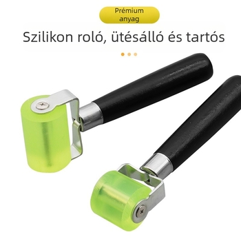 Autóhangszigetelés görgő – telepítő eszköz hangszigetelő vata számára, tapéta és fólia felhelyezéséhez, sík ragasztó görgő, márka QST EXPRESS