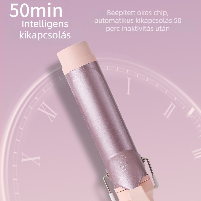 Kang Hair hajhullámító vas negatív ionokkal, kerámiabevonattal, 85W, 220V, 15 hőmérséklet-beállítás