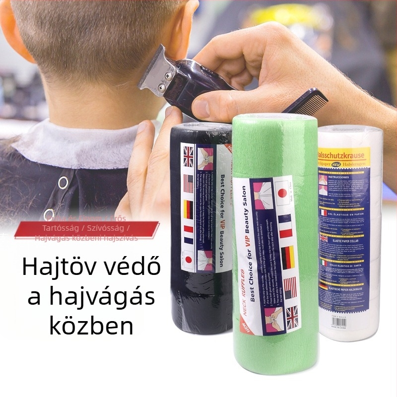 Egyszer használatos nyakvédő papír fodrászat számára, márka Guangzhou beyond, nettó 510 g
