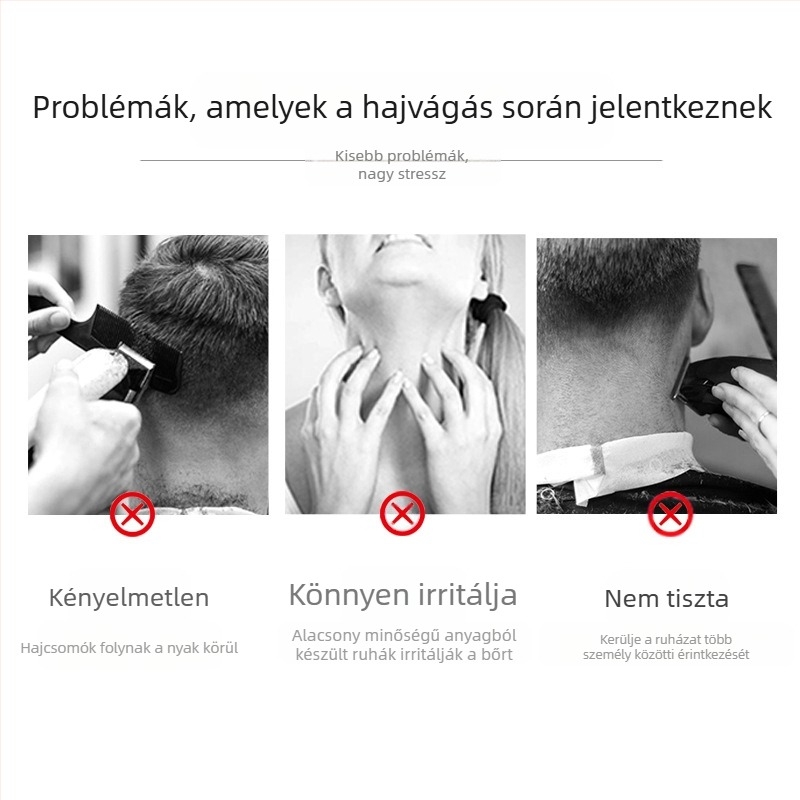 Egyszer használatos nyakvédő papír fodrászat számára, márka Guangzhou beyond, nettó 510 g