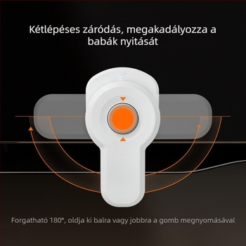 Gyermekbiztonsági zár mikrohullámú sütő ajtajára – hazai termék, márka: más, nem magáncímkés