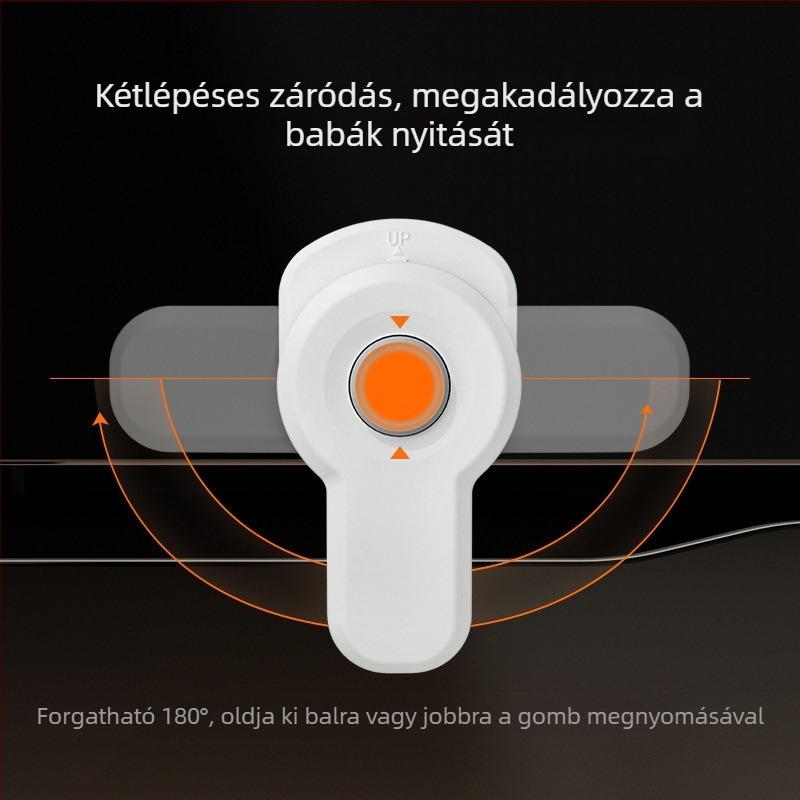 Gyermekbiztonsági zár mikrohullámú sütő ajtajára – hazai termék, márka: más, nem magáncímkés