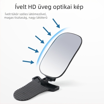 Autó belső visszapillantó tükre, 360°-os forgatás, állítható; baba megfigyelő tükör, négykerekű járművekhez