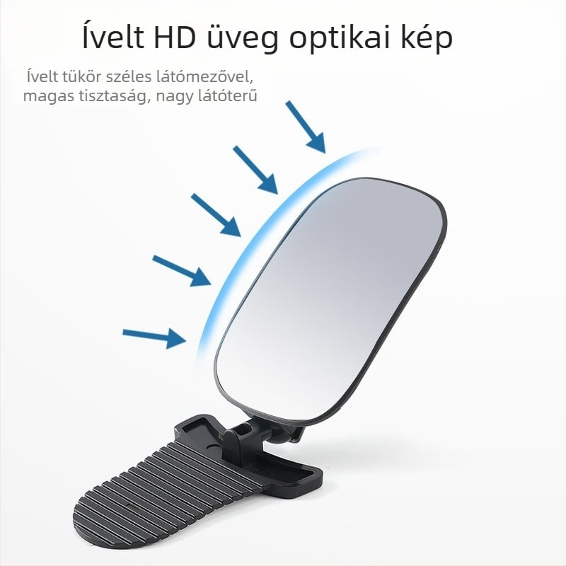 Autó belső visszapillantó tükre, 360°-os forgatás, állítható; baba megfigyelő tükör, négykerekű járművekhez