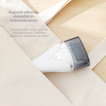 Elektromos lábpedikűr készülék, automata, eltávolítja a bőrkeményedést és a halott hámot, lábfej csiszoló kővel — Shaoshun