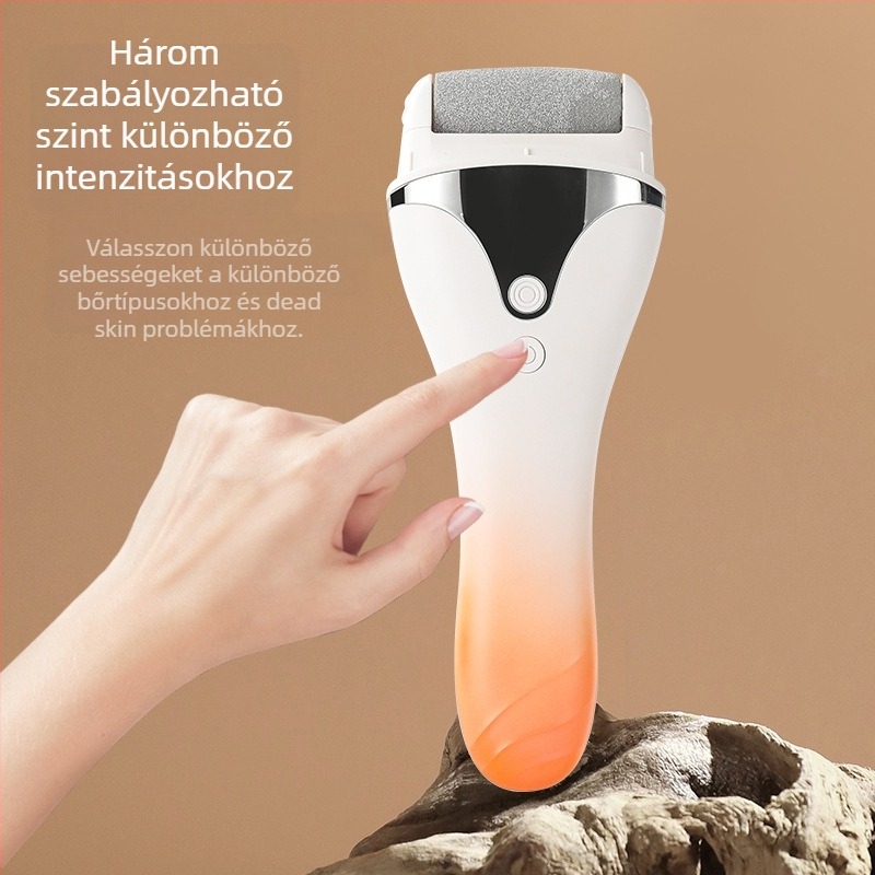 Elektromos lábpedikűr készülék, automata, eltávolítja a bőrkeményedést és a halott hámot, lábfej csiszoló kővel — Shaoshun