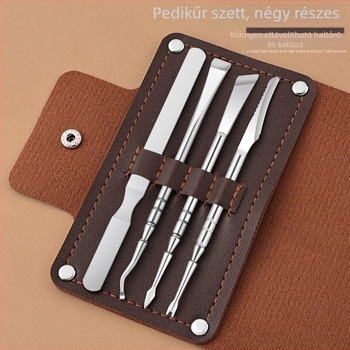Rozsdamentes acél pedikűr kés exklózóvilla a kemény bőrre, négyzet alakú csiszolófej, 300 darabos doboz