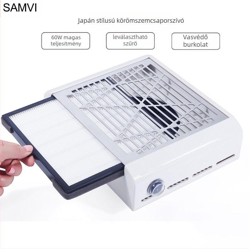 SAMVI 858-88 manikűr porgyűjtő, OEM, asztali, 635 g