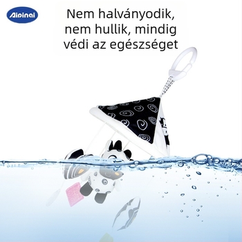 Aipinqi Plüss függő játék csilingelővel babakocsi- és bölcsőhöz – állatmotívummal, 0–3 év közötti gyerekeknek, serkenti a látást, a hallást és a kéz-szem koordinációt