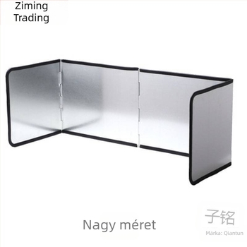 Gáztűzhelyhez olajfröccsenés elleni védőlemez, galvanizált lemez, hőszigetelés, olajálló, fröccsenés elleni védelem