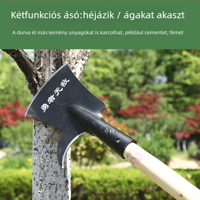 Yannan kampó pengével ellátott ásó mezőgazdasági felhasználásra — jég eltávolítása és fakérg eltávolítása, kültéri többfunkciós eszköz