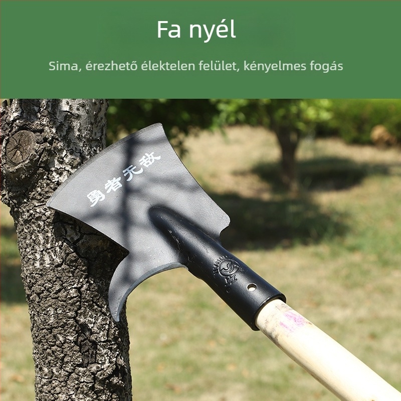 Yannan kampó pengével ellátott ásó mezőgazdasági felhasználásra — jég eltávolítása és fakérg eltávolítása, kültéri többfunkciós eszköz