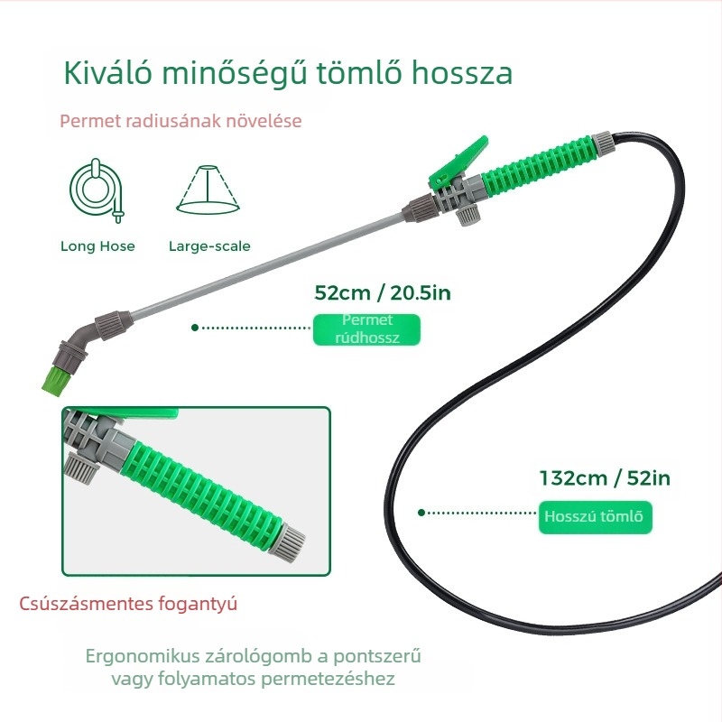 Biogesl 5L hátizsákos permetező kertekhez és otthoni öntözéshez