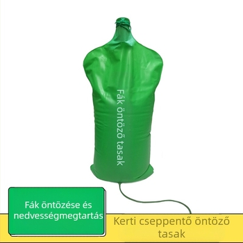 Fákhoz való csepegtető öntözőzsák — állítható mikroöntözéses nedvesítő zsák, műanyag, kapacitás 15/40, automatikus vízkiáramlás