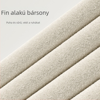 Flocking bevonatú ruhatartó akasztó, csúszásmentes, 10 darabos készlet, modern stílus