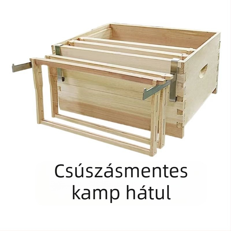 Egydarabos rozsdamentes acél méhkas keret polc – integrált méhészeti eszköz
