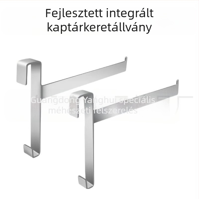 Egydarabos rozsdamentes acél méhkas keret polc – integrált méhészeti eszköz